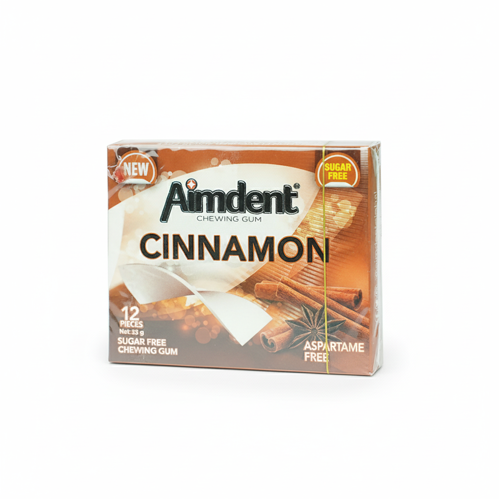 Aimdent Chewing Gum Cinnamon 33gm