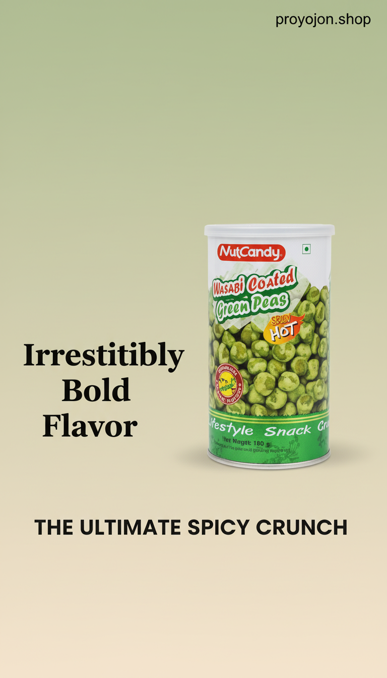 Spicy Wasabi Green Peas