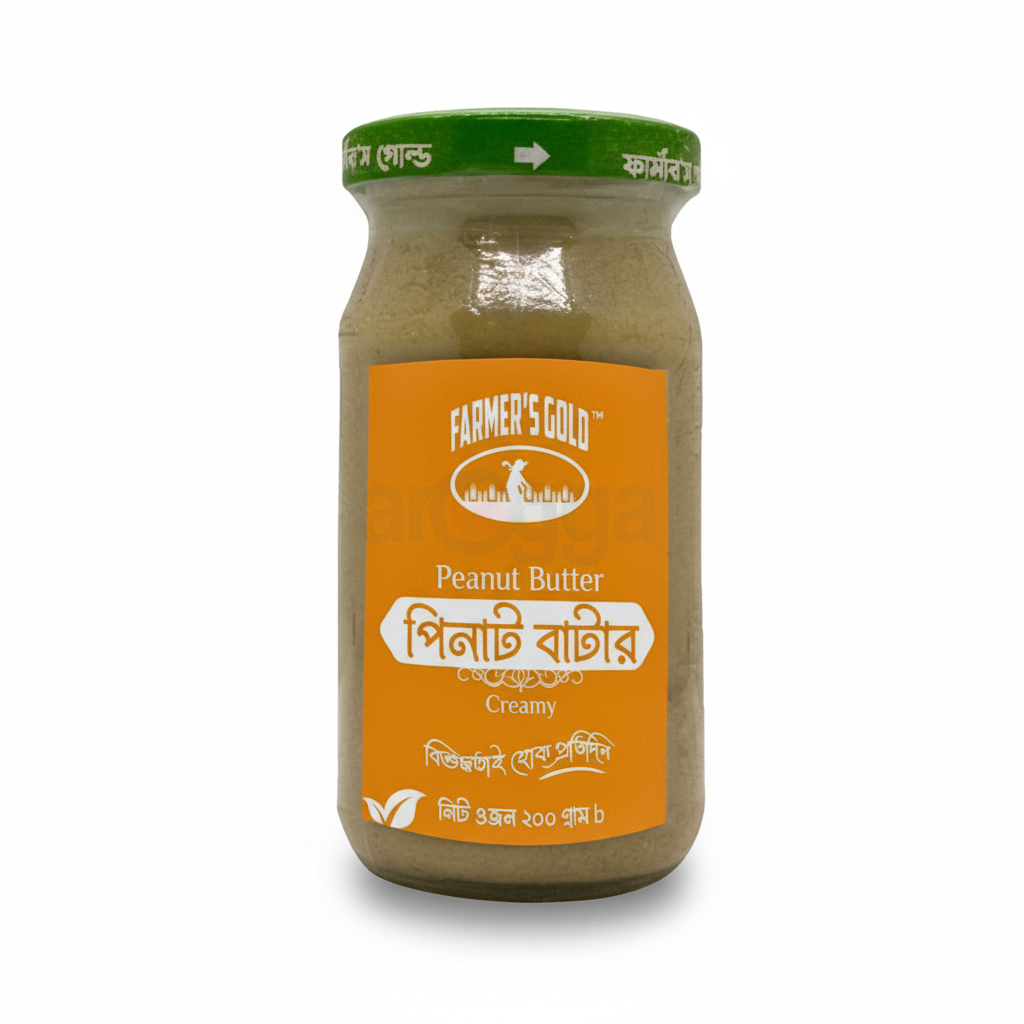 Farmer's Gold Creamy Peanut Butter (পিনাট বাটার) 200g