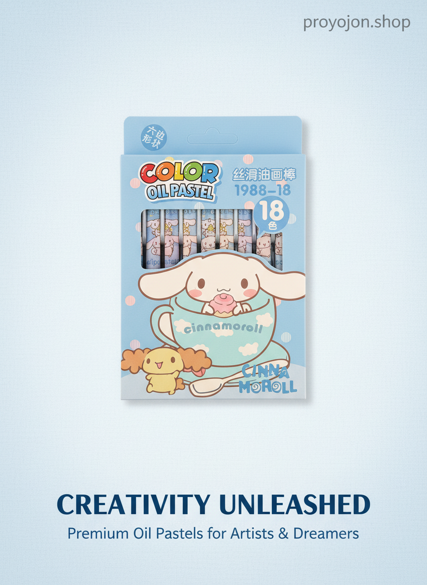 Cinnamoroll 18 Silky Oil Pastels