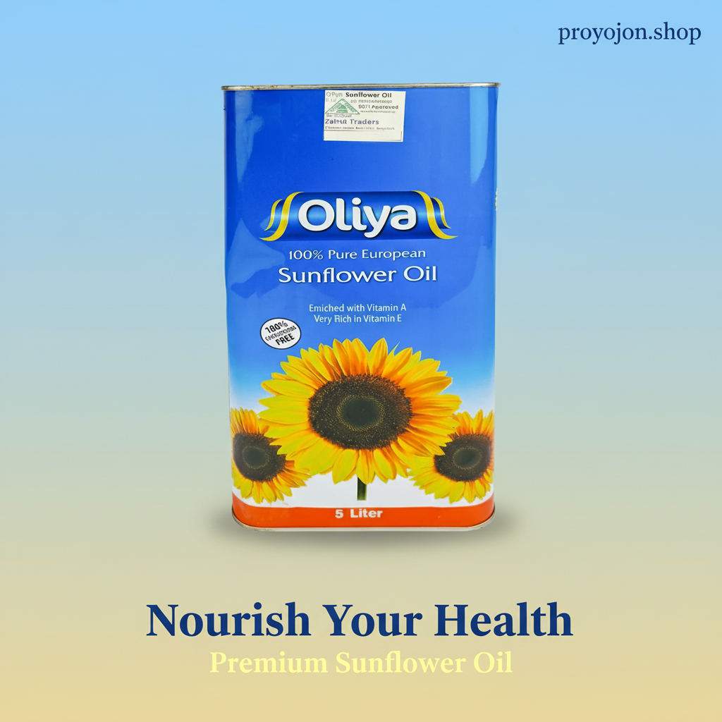 Oliya Sunflower Oil 100% Pure European 5000ml Tin