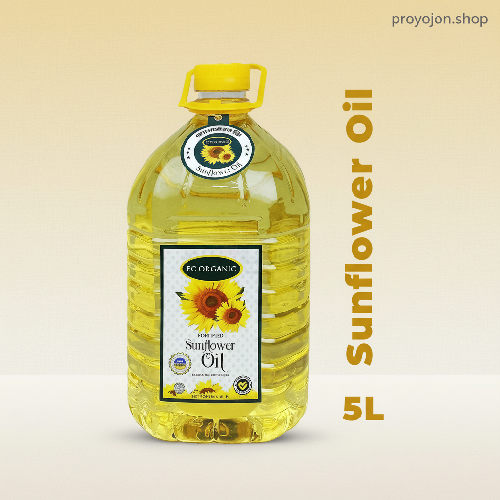 EC Organic Sunflower Oil - 5000ml (Pet)