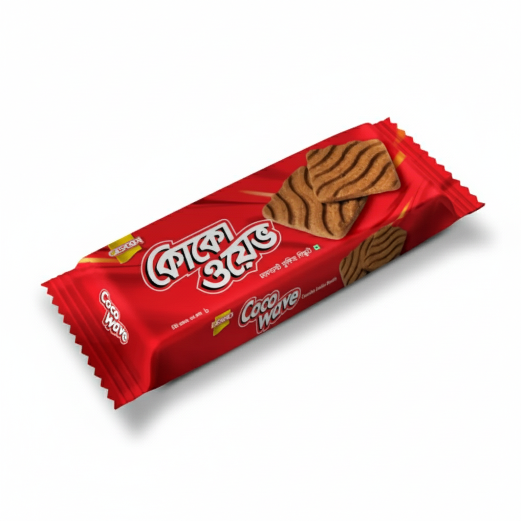 Dekko Coco Wave Chocolate Cookies Biscuit 62g