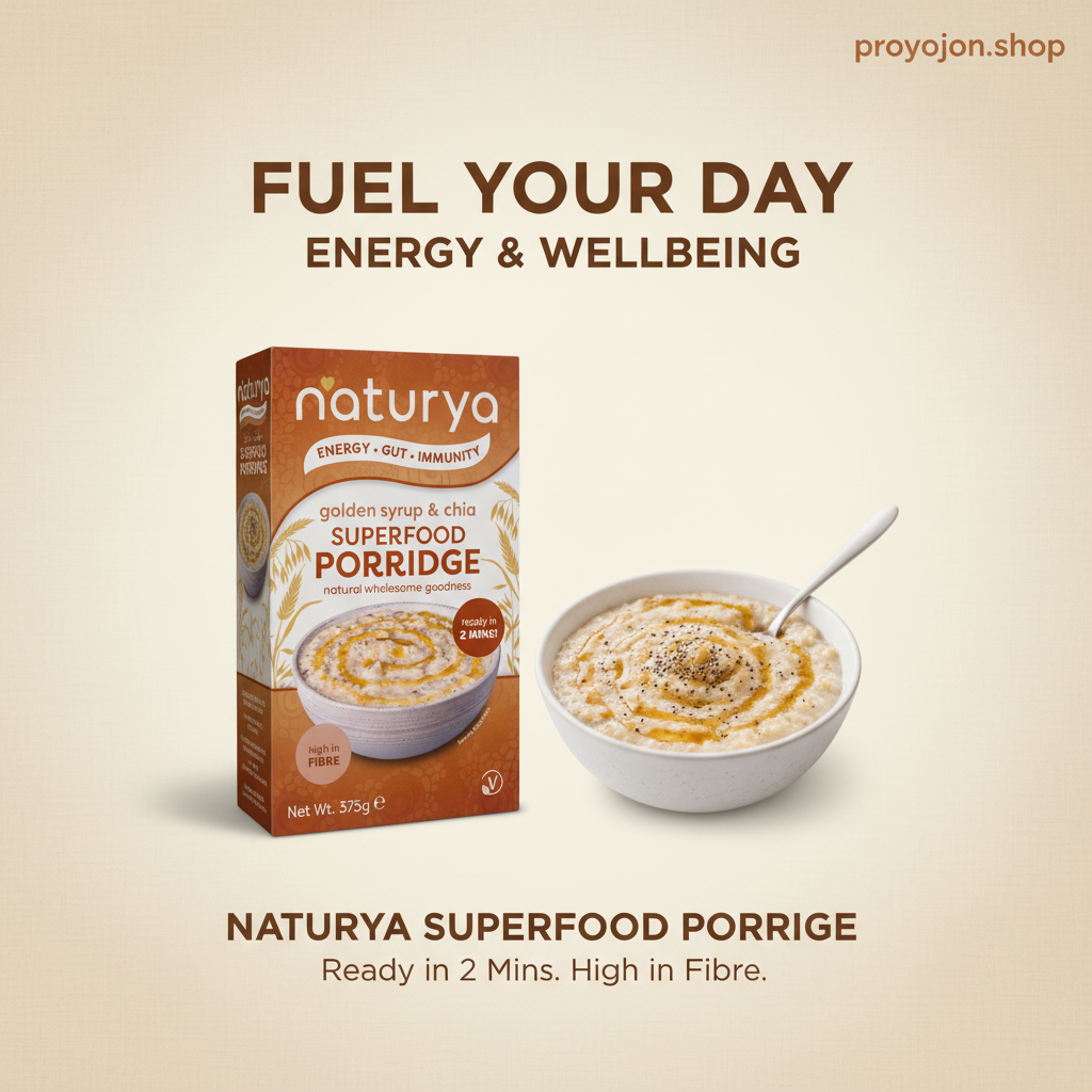 Naturya Golden Syrup & Chia Superfood Porridge 375g