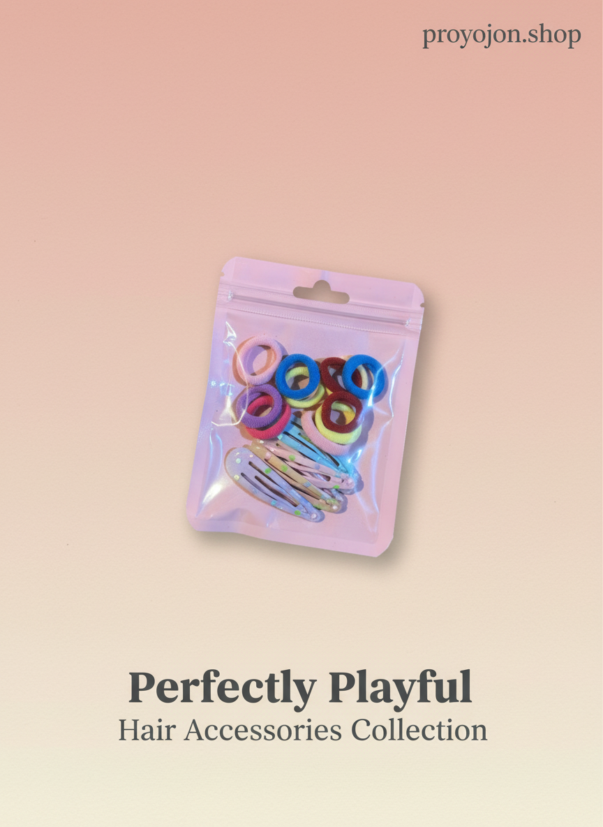 Pastel Snap Clips & Ties