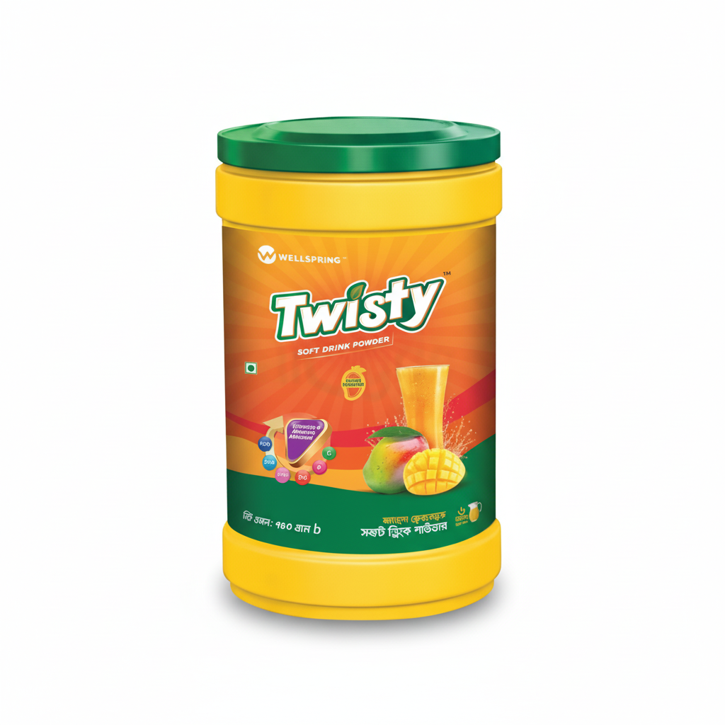 Twisty Soft Drink Powder (Mango) 750g Jar
