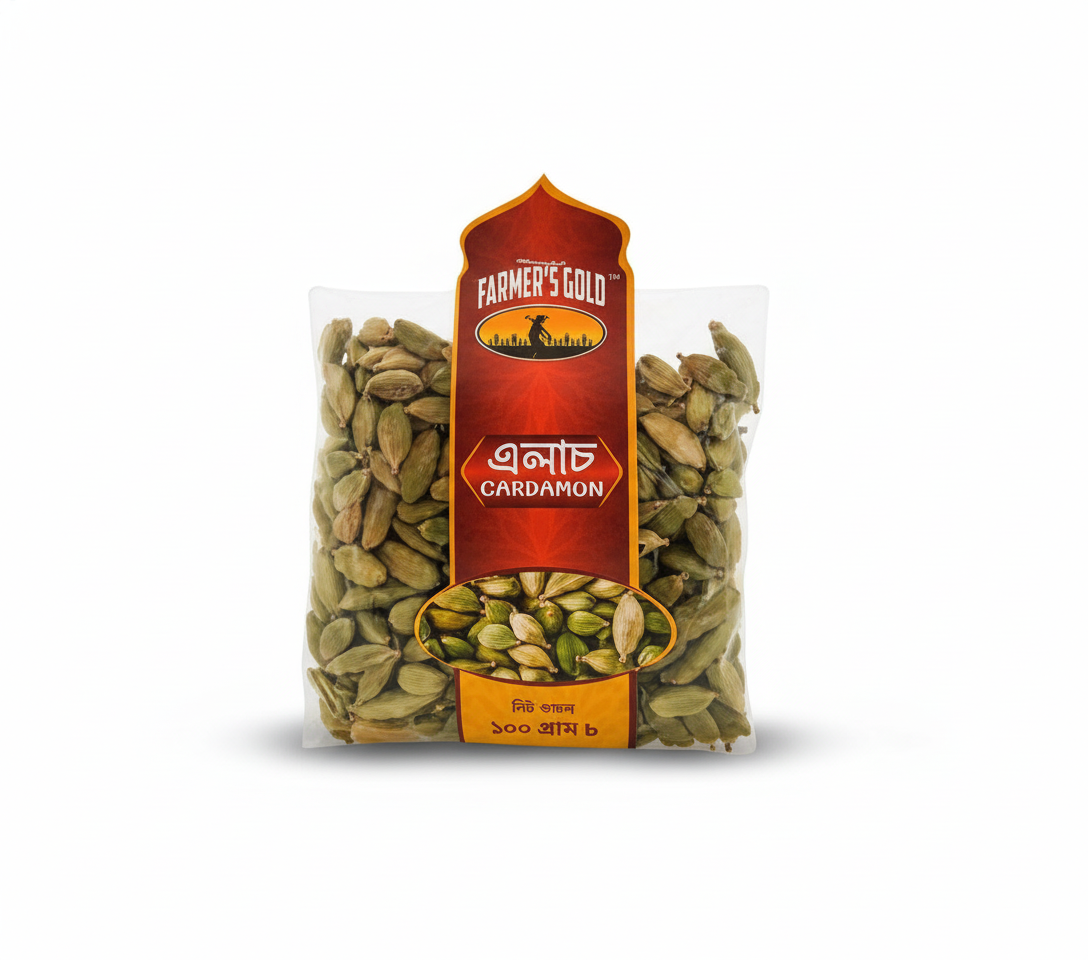 Farmer's Gold Cardamom (এলাচ) 100g