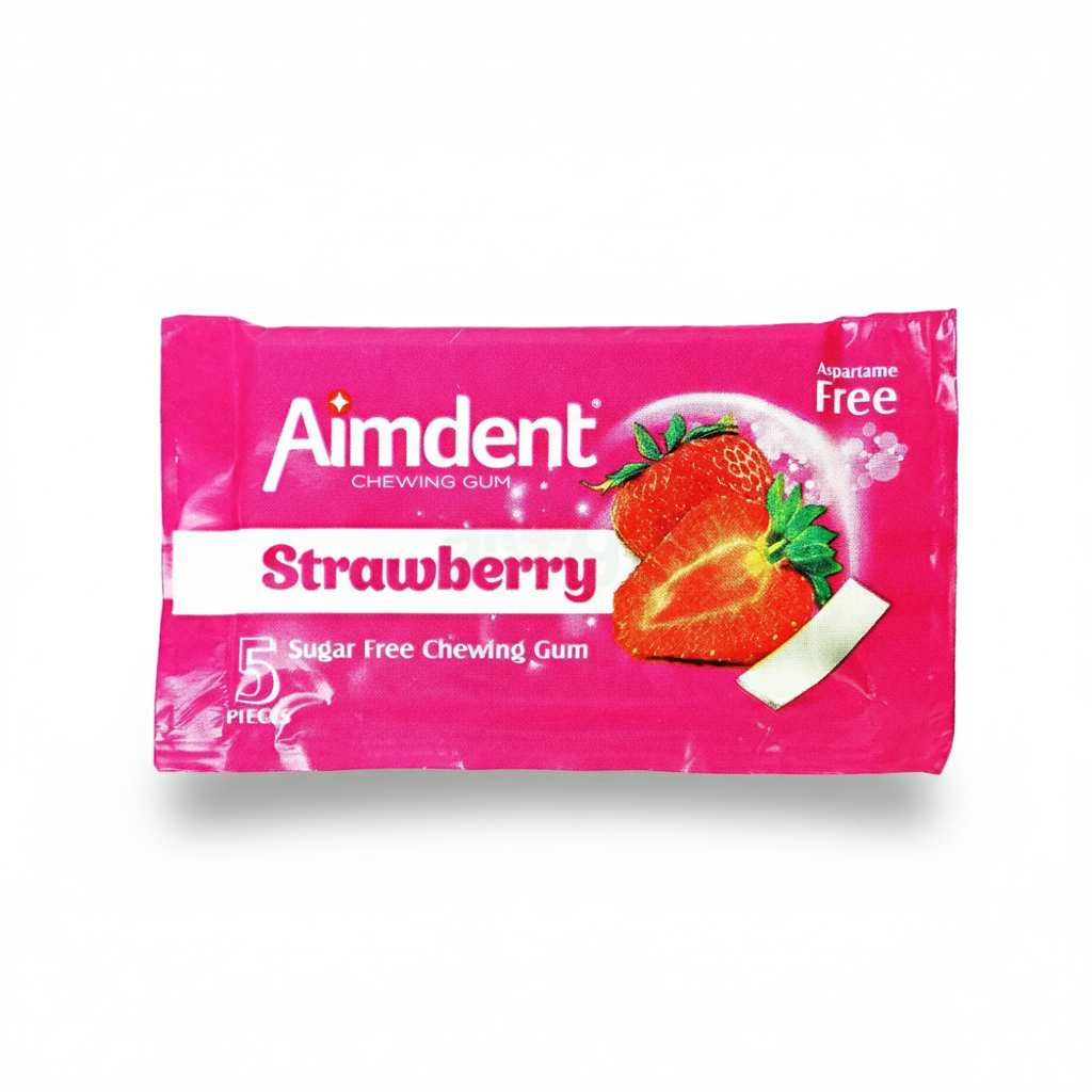 Aimdent Chewing Gum Strawberry 8.5gm