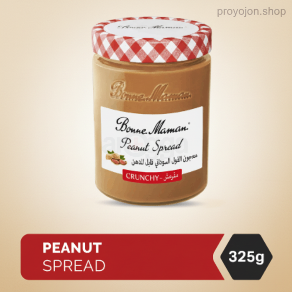 Bonne Maman Peanut Spread Crunchy 325G