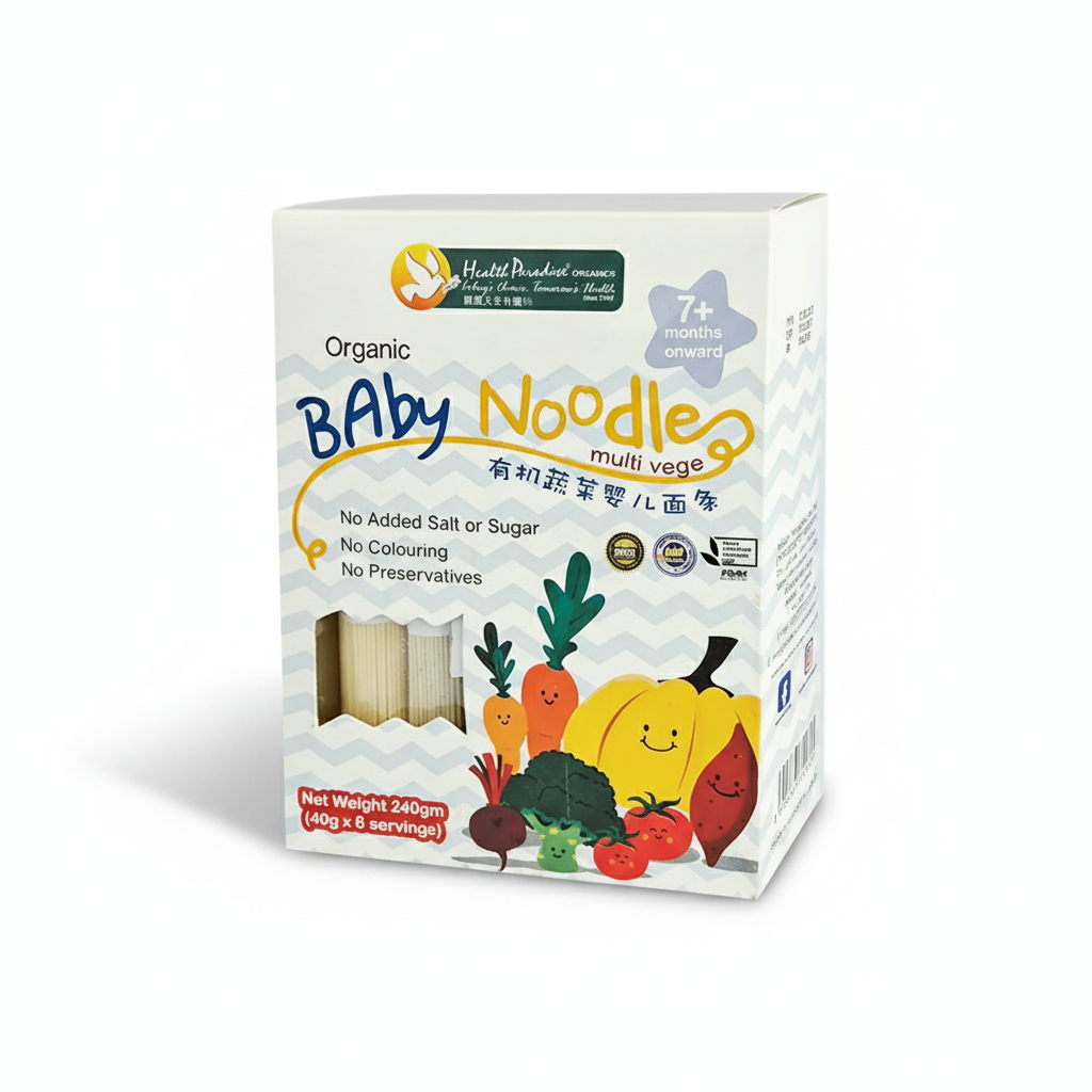 Health Paradise Organic Baby Noodles Multi Vege for 7+ months Baby 240g