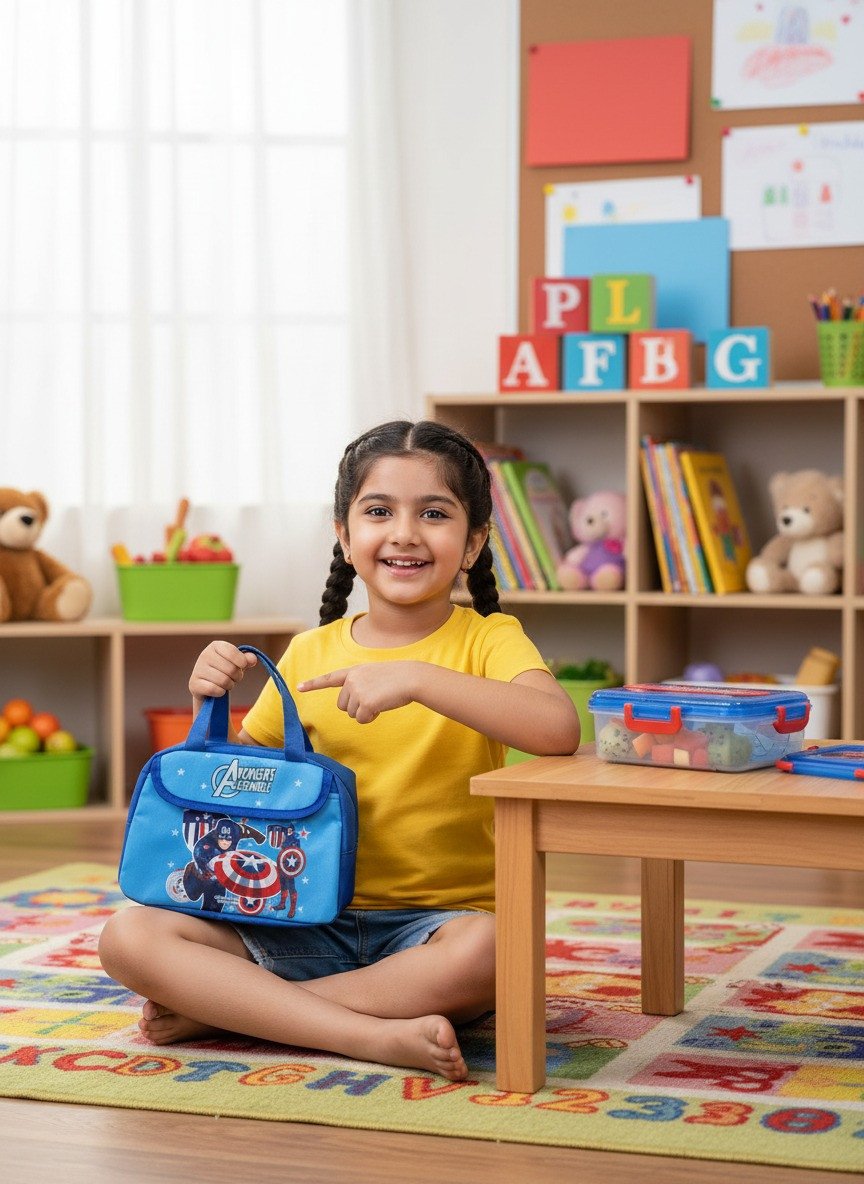 lunch box with carrying bag