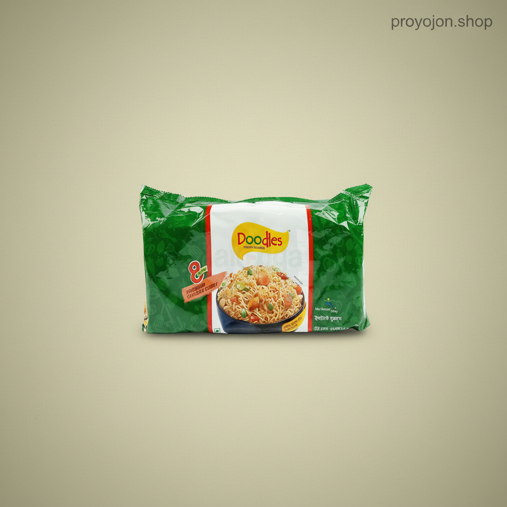 Doodles Premium Chicken Curry Noodles 8 Packs 496gm