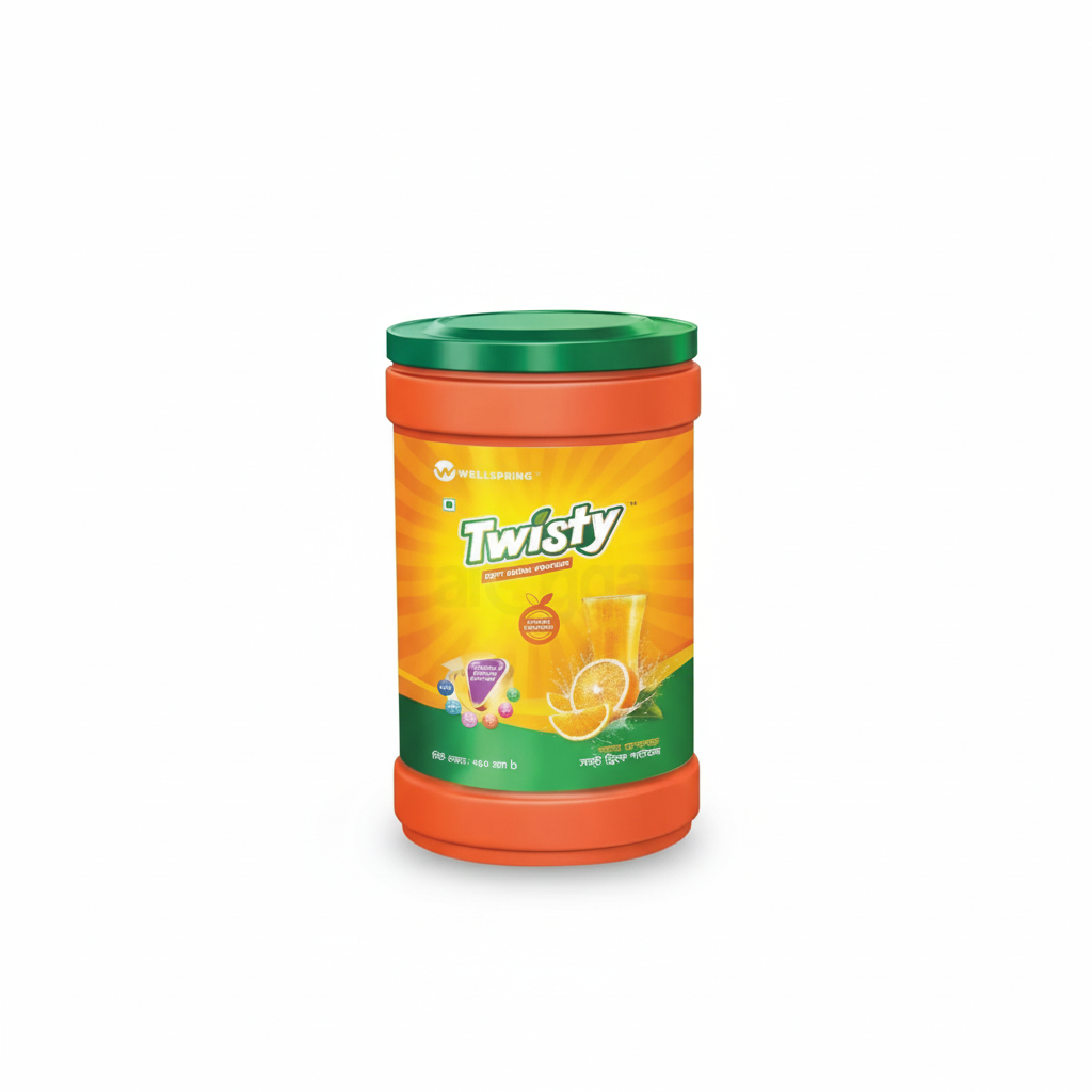 Twisty Soft Drink Powder (Orange) 750g Jar