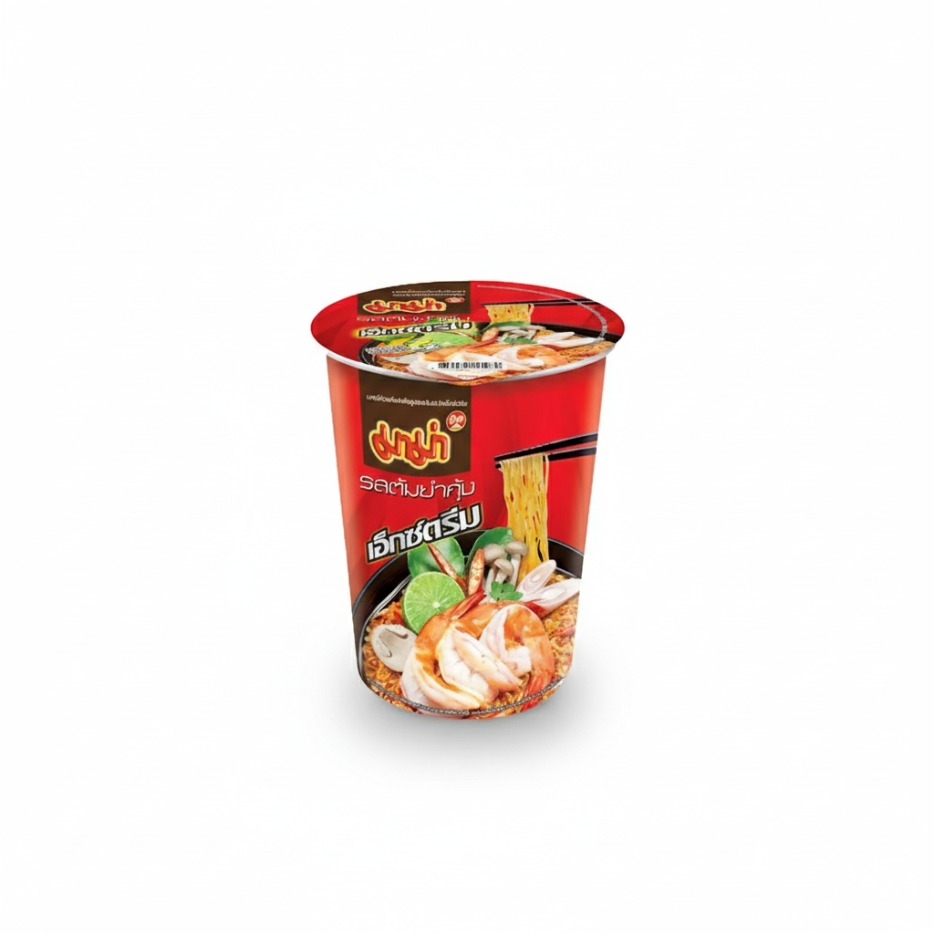 Mama Instant Cup Noodles Shrimp Tom Yum Extreme Flavour 60g