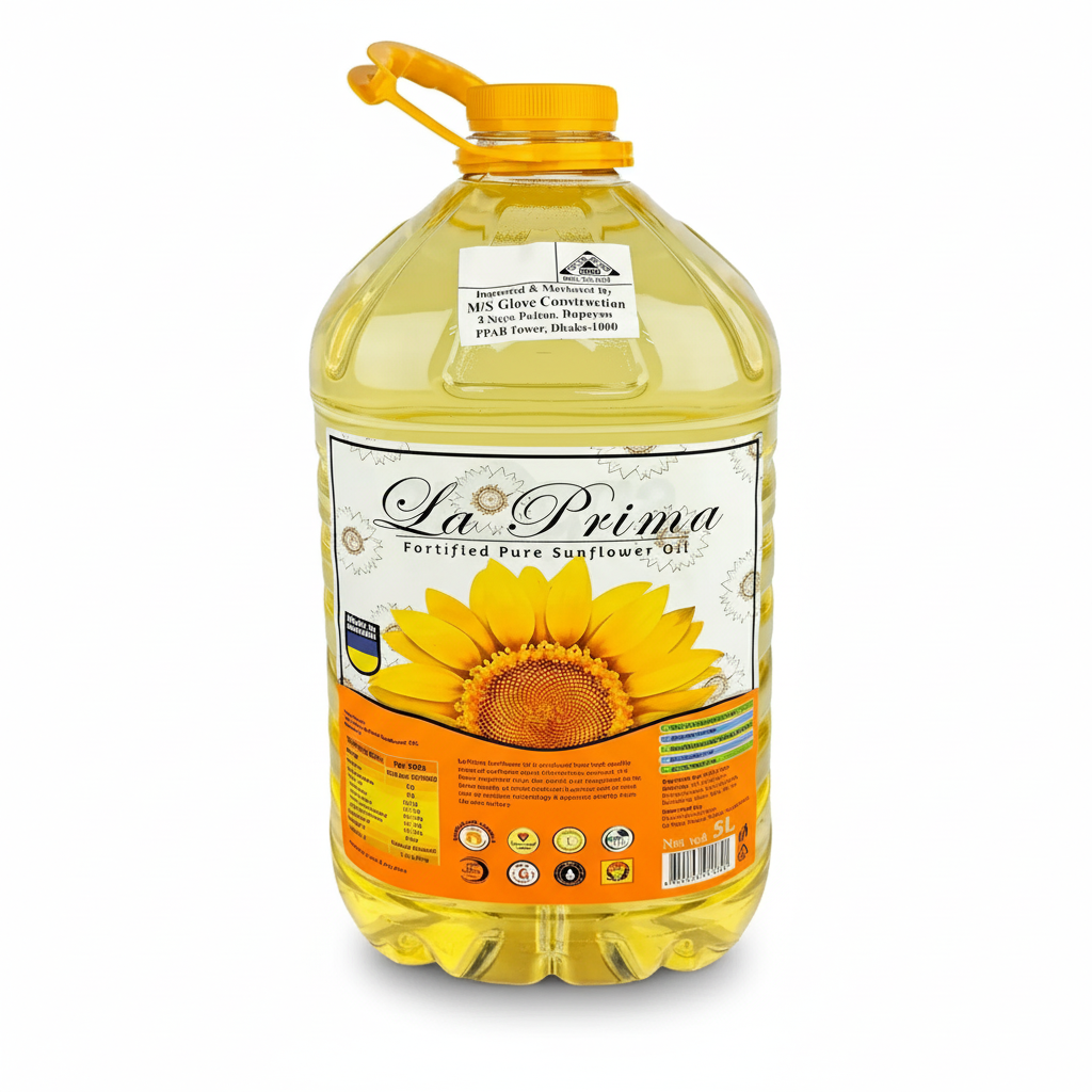 La Prima Fortified Pure Sunflower Oil 5000ml