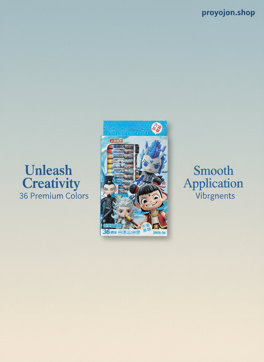 Licensed 36 Color Oil Pastels